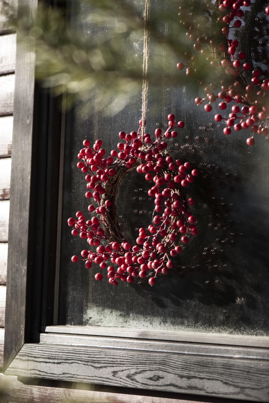 Kranz, rote Beeren, klein