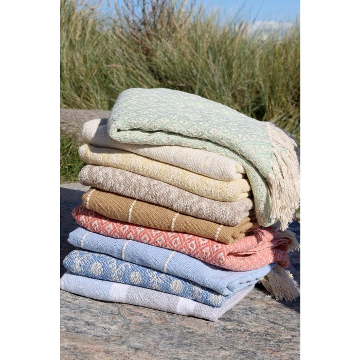 Baumwolldecke, leopard, braun, 130x150cm von Chic Antique