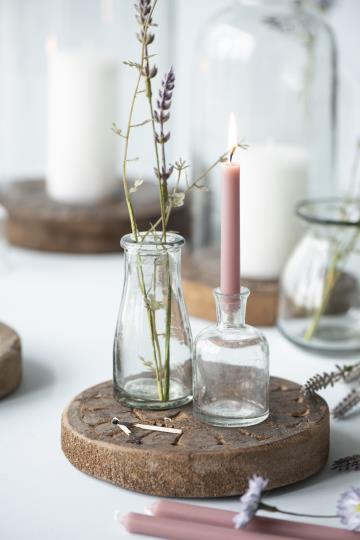 Apothekerglas, Glasvase, Kerzenhalter, mini