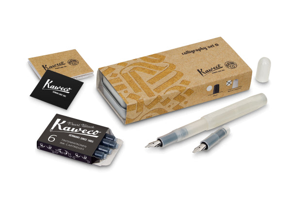 Kalligraphie Set S mit zwei Federn - Coconut