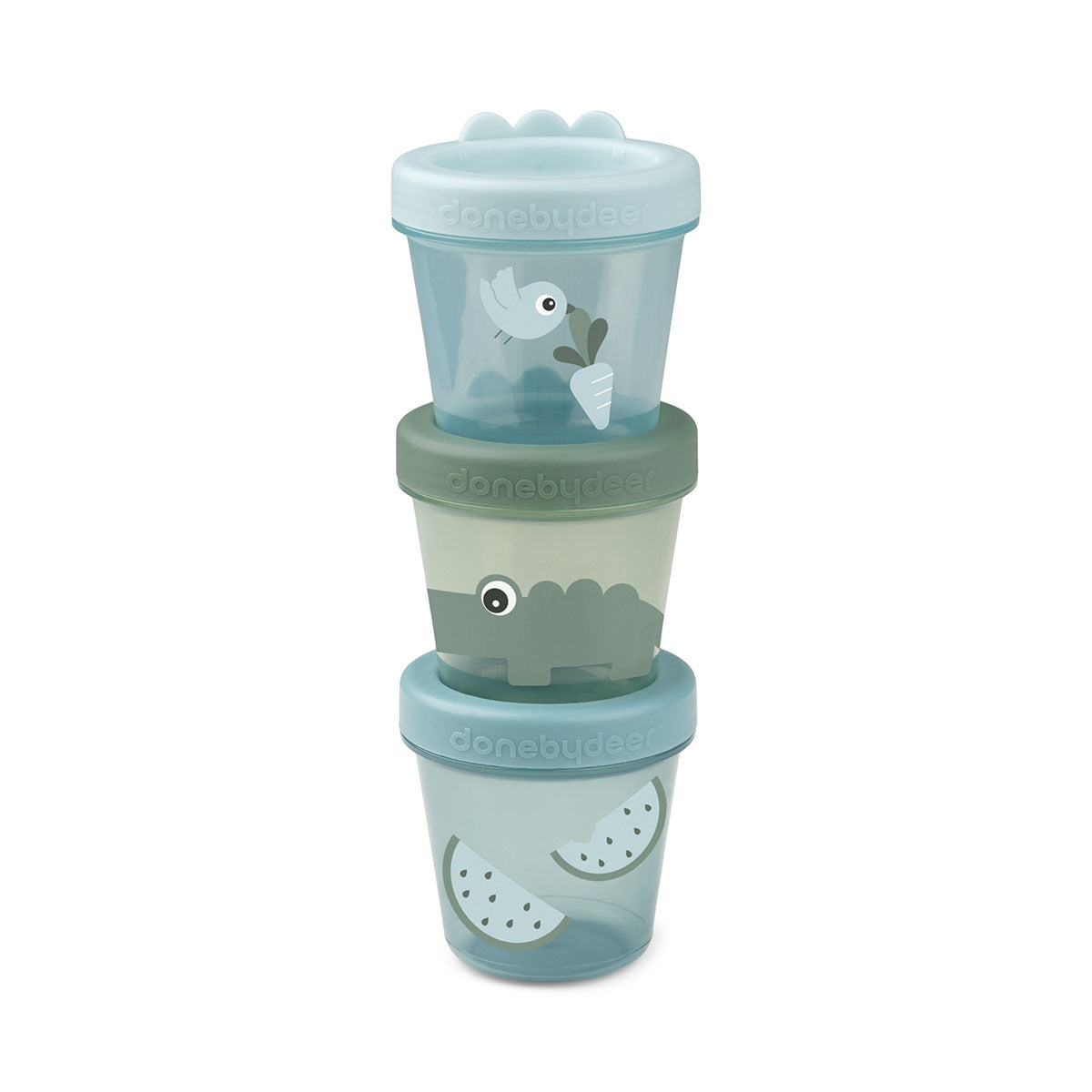 Snack Boxen, 3er Set, Baby Snack Boxen, grün