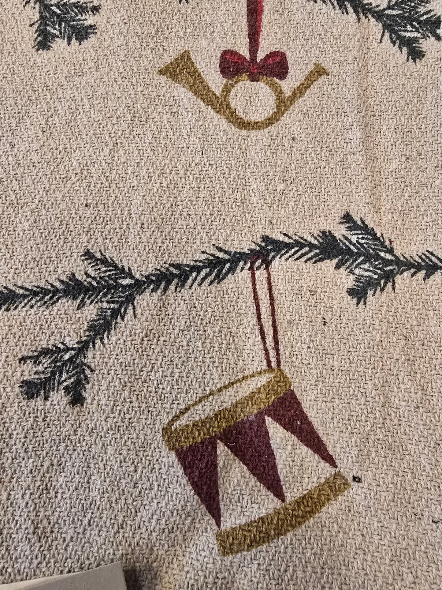 Bloomingville Decke, Weihnachtsmotive, Girlande