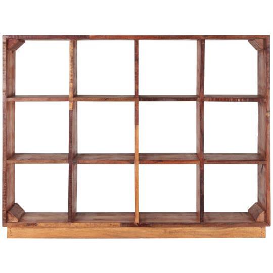 Vintage Regal, groß, 12 Fächer, Unika aus Holz - Ib Laursen
