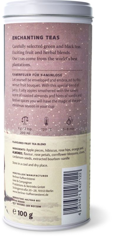 Sawade - Tee, No. 119, Kaminfeuer für Kaminlose, Früchteteemischung, 100g