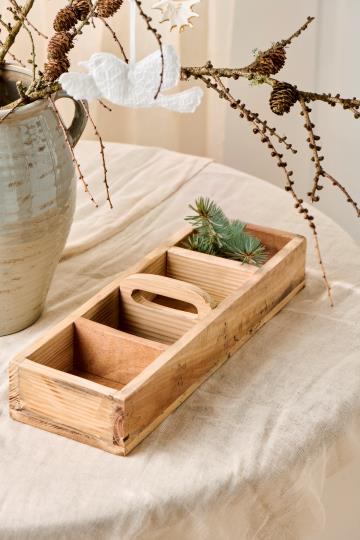 Unika Kiste, 4 Fächer, Quergriff von Ib Laursen