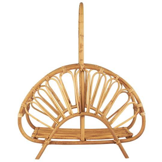 Zeitschriftenhalter, Rattan von Ib Laursen