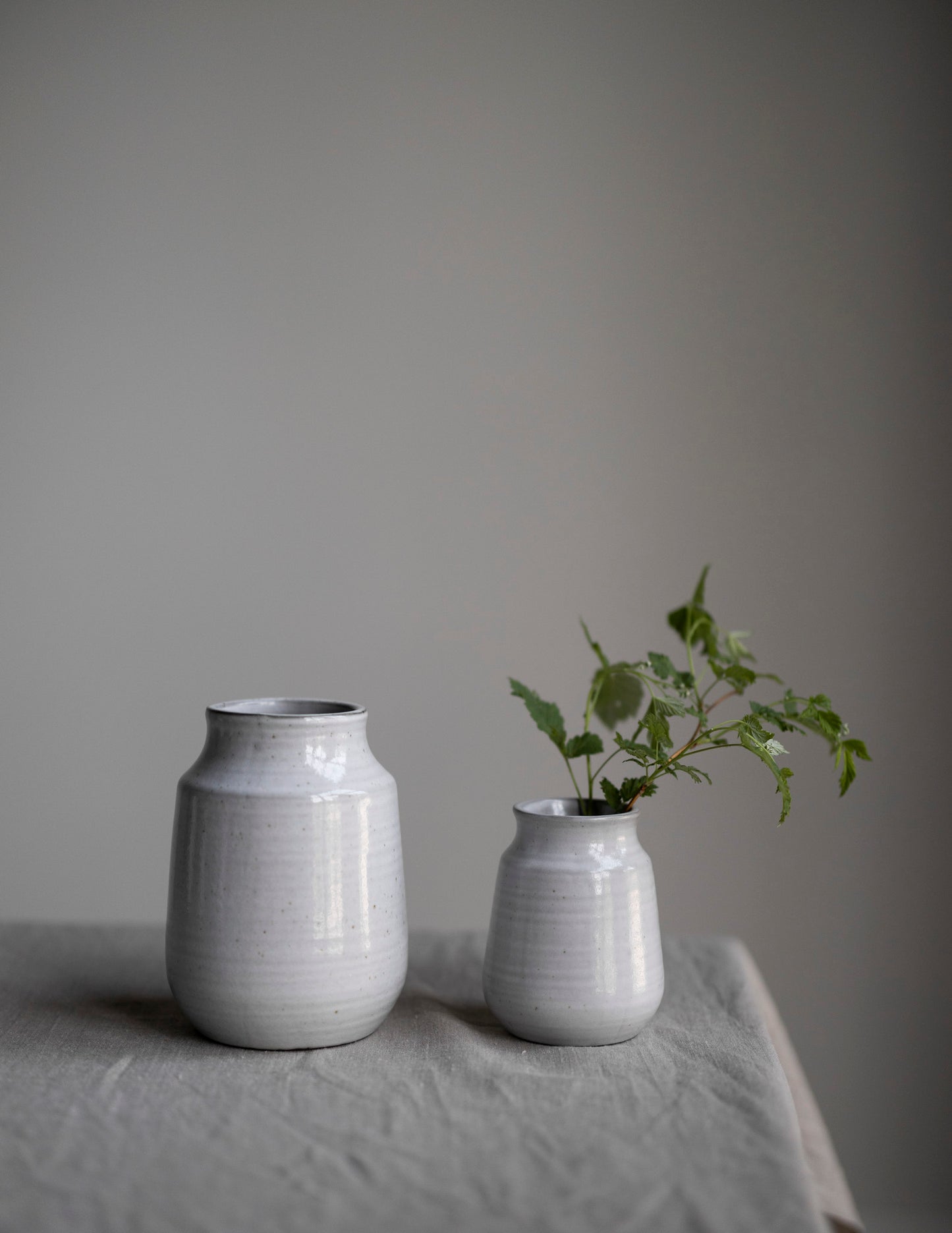 Vase Kippholmen, grau, groß von Storefactory