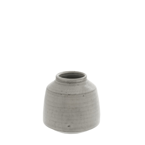 Vase Kyrkbacken, grau, klein von Storefactory