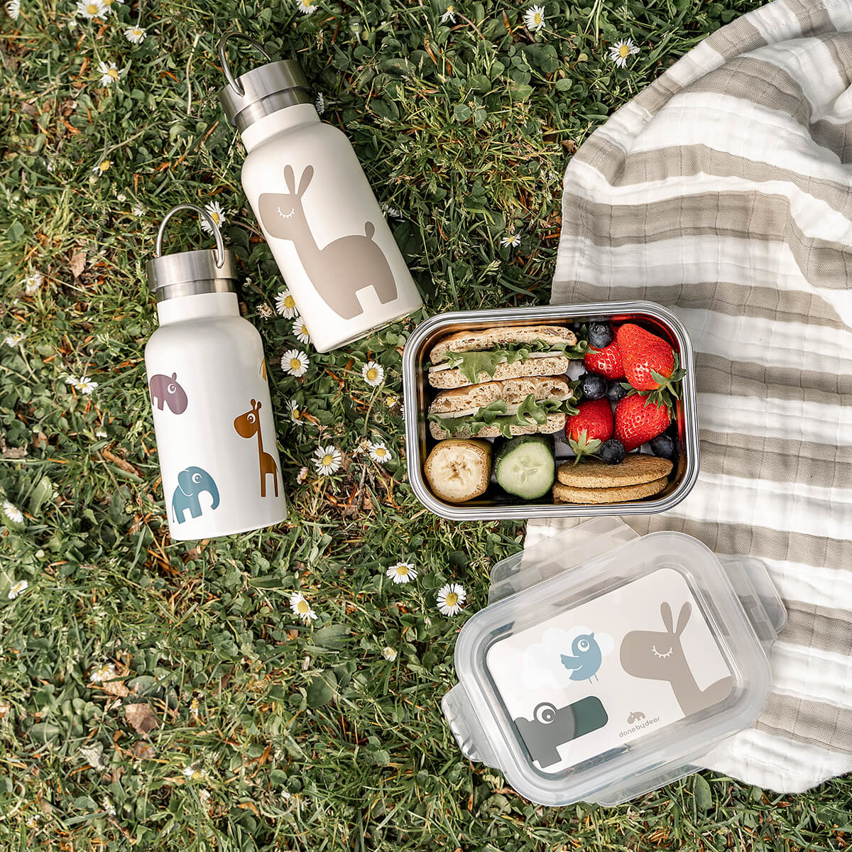 Lunchbox Edelstahlbox, Lalee, sandfarben