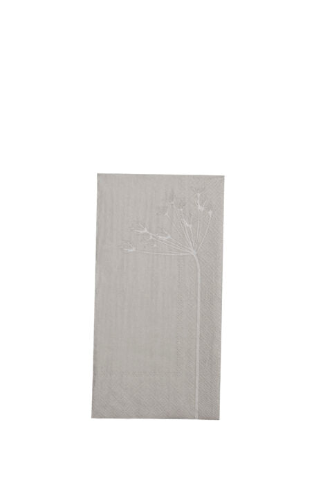 Papierserviette Kvist, Pusteblume, greige 11 x 21cm von Storefactory