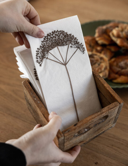 Papierserviette Blörnloka, Scharfgabe 11 x 21cm von Storefactory