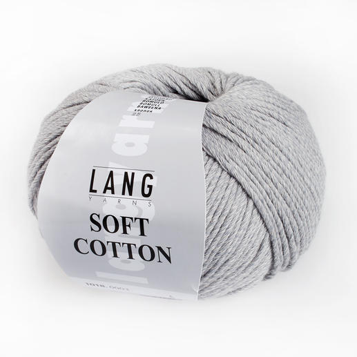 Lang Yarns, 100% Baumwollgarn, Wolle, Knäuel, Soft Cotton