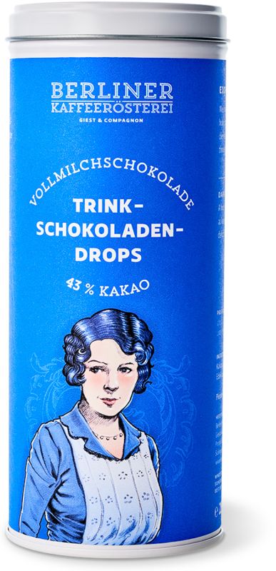 Sawade - Trinkschokoladendrops, Edelvollmilch, 43% Kakao