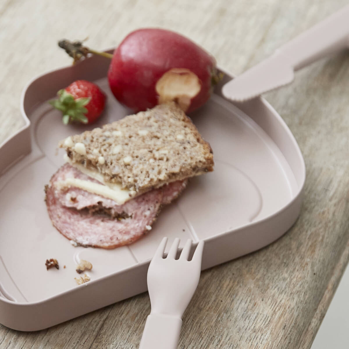 Frühstücksbox, Lunchbox Elphee, grau