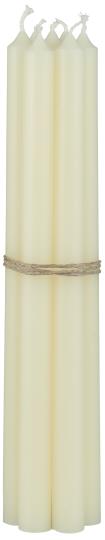dünne Kerzen, Bleistiftkerzen, 20cm, creme