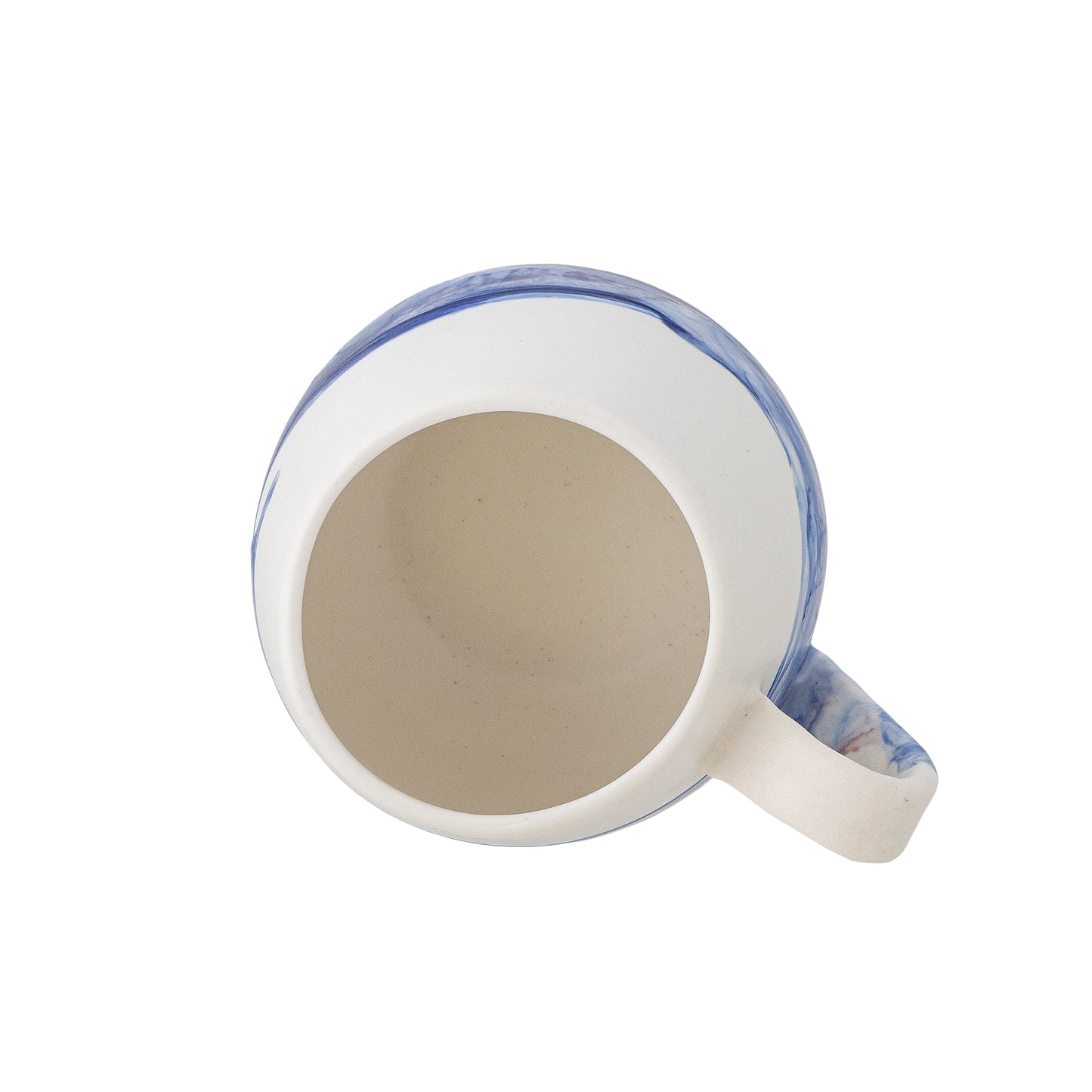 Tasse Lyre, 4er Set, blau, Steingut