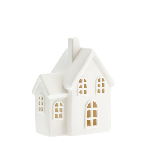 Keramikhaus Byn Nr. 4 - Kerzenhaus, mattweiß