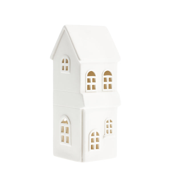 Keramikhaus Byn Nr. 5 - Kerzenhaus, mattweiß