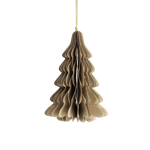 Papier Tannenbaum Granstad, beige, klein, Weihnachtsbaum