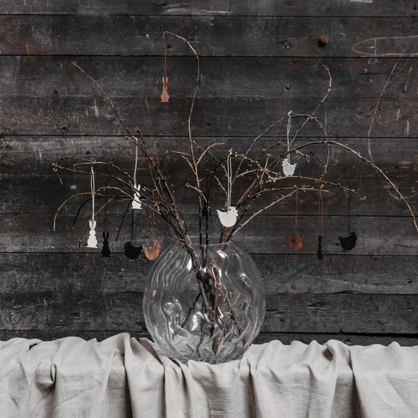 Holzdeko Hugo, Hase Anhänger, braun