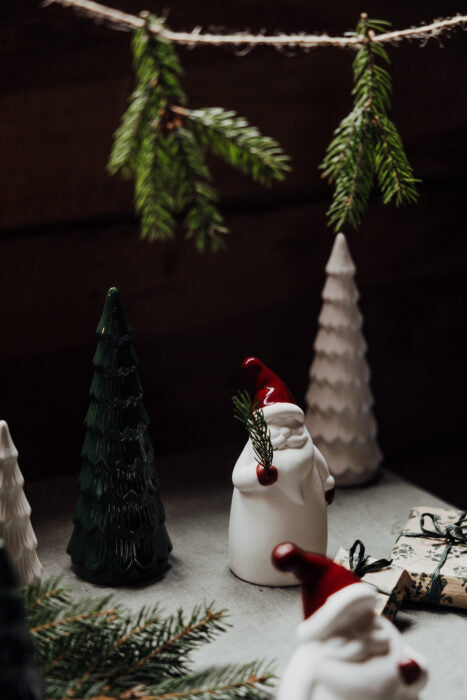 Keramikfigur Zwerg Bosse, groß, Weihnachtszwerg