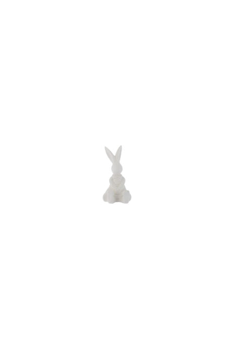 Osterhase Sally, sitzend, weiß von Storefactory