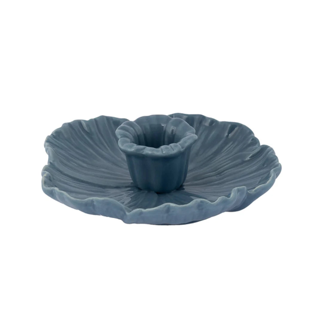Kerzenhalter Botanik, Blüte, klein, blau von Storefactory