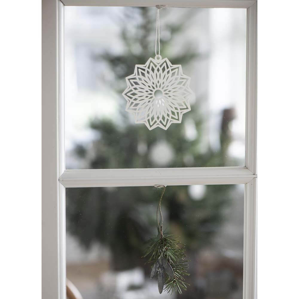 Anhänger Scherenschnitt, Blume, groß