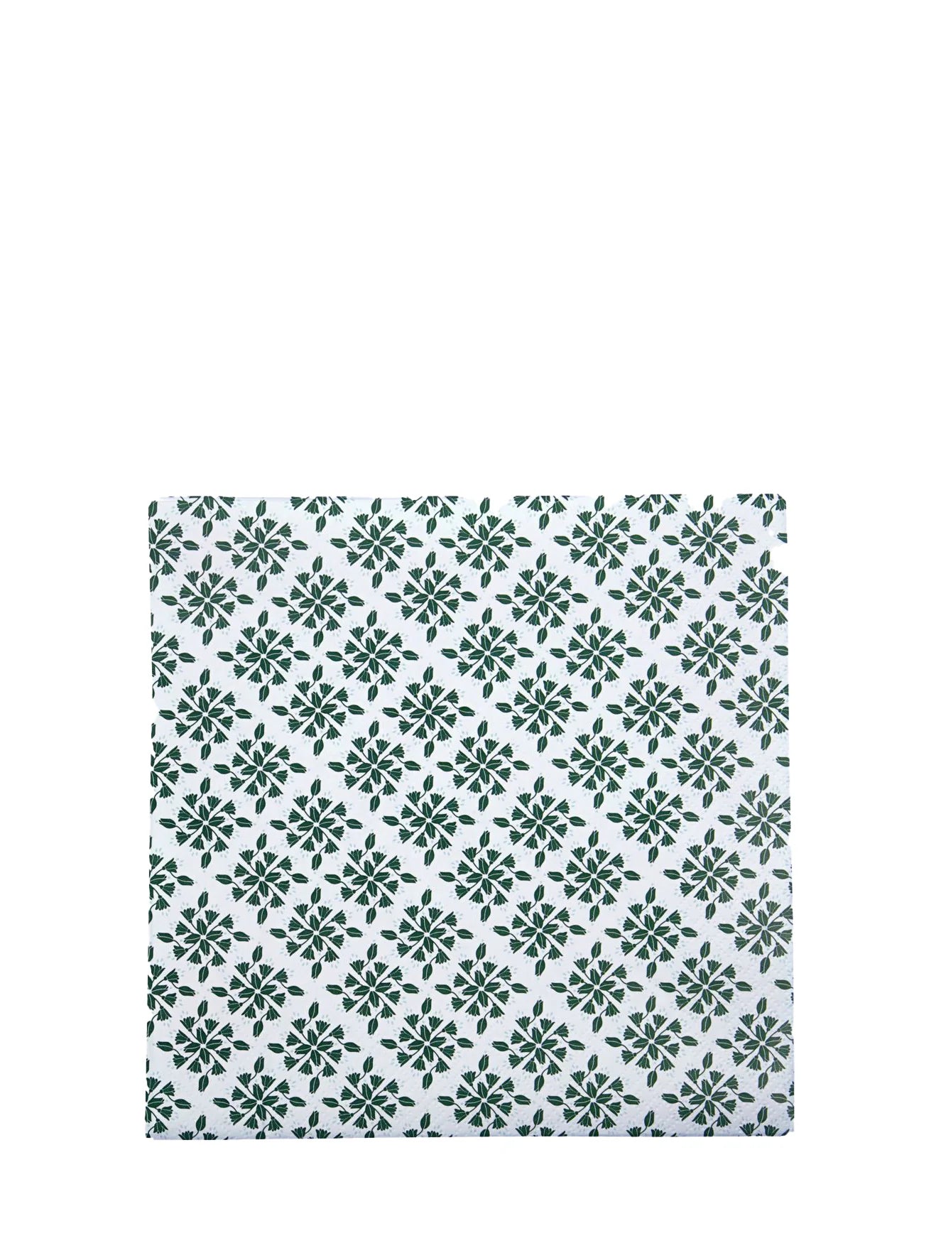 Servietten Set, Blumenbouquet, grün, 20x20cm