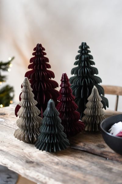 Papier Tannenbaum Grandtad, dunkel grün, klein, Weihnachtsbaum