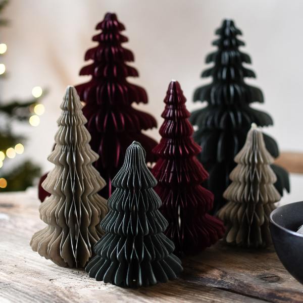 Papier Tannenbaum Grandtad, dunkel grün, mittel, Weihnachtsbaum