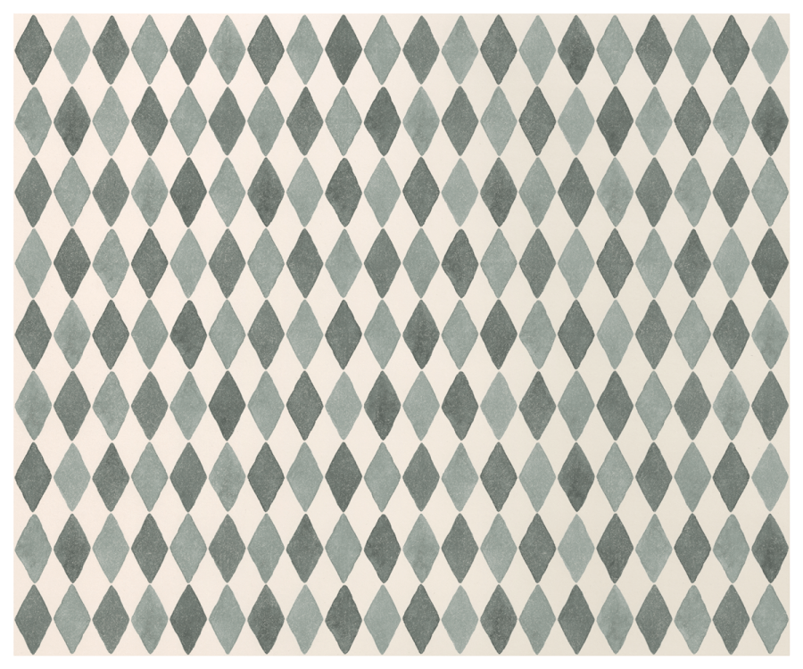 Papier, Geschenkpapier, Harlequin, blau, 10m auf Rolle - mueggelig