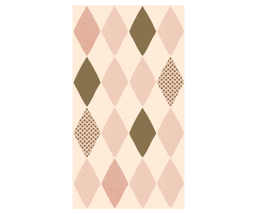 Servietten, Harlequin, rose, 16 Stück - mueggelig
