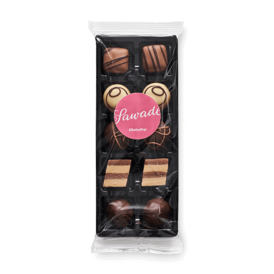 Premium Pralinen Auslese alkoholfrei mit 10 Pralinen von Sawade