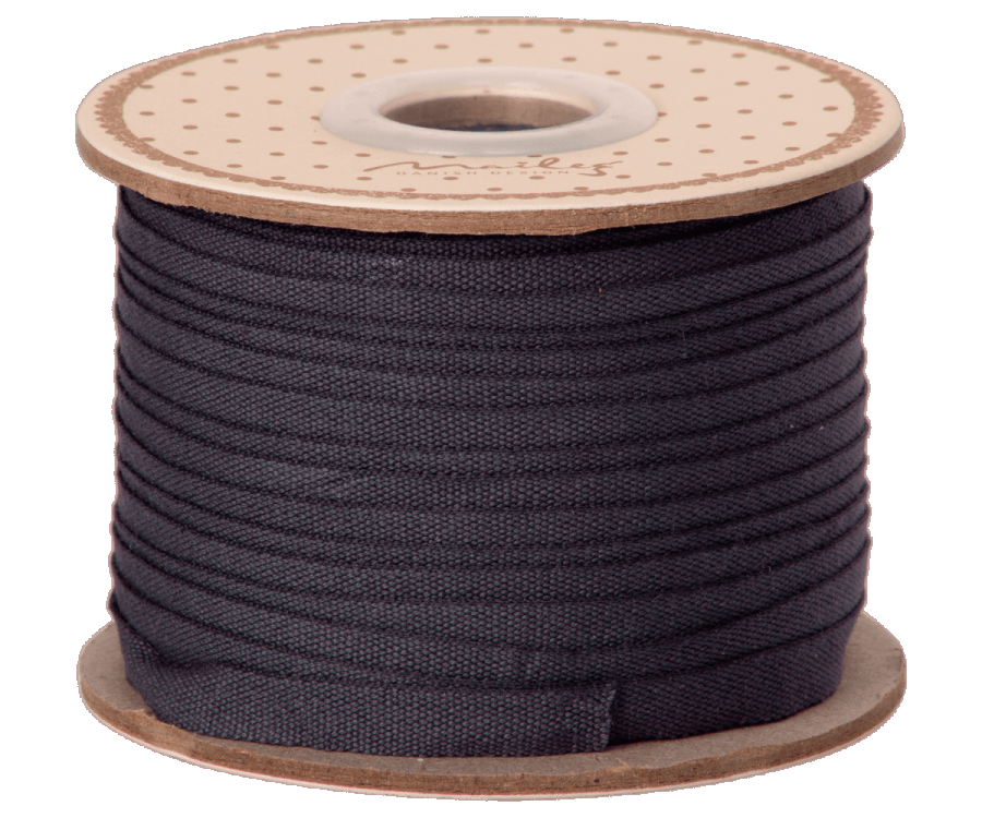 Band, Geschenkband, dunkel blau, 25m auf Rolle - mueggelig