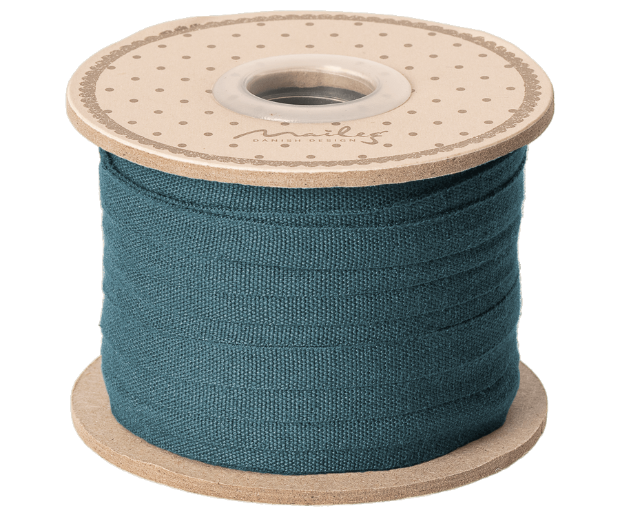 Band, Geschenkband, blau, 25m auf Rolle - mueggelig
