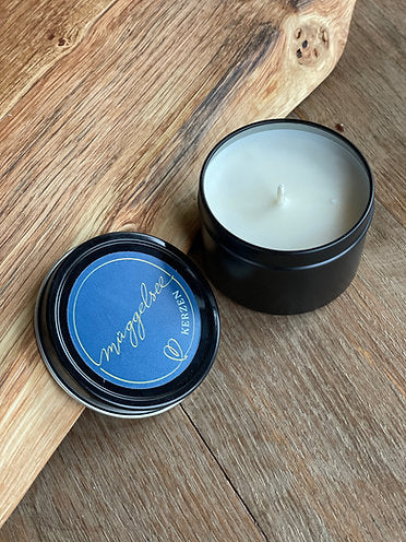 Duftkerze Müggelsee, gross - Lemongrass Patchouli