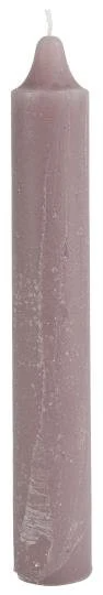 dicke Kerze, rustikale Kerze, Altarkerze, 25cm, rosa, malvenfarben - mueggelig
