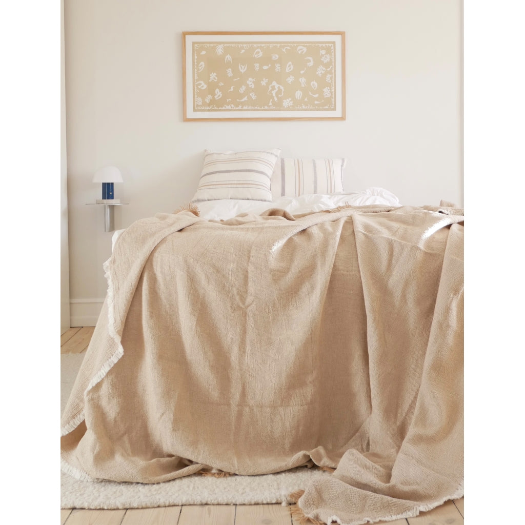 Tagesdecke Daisy, Farbe camel, 240cm x 220cm