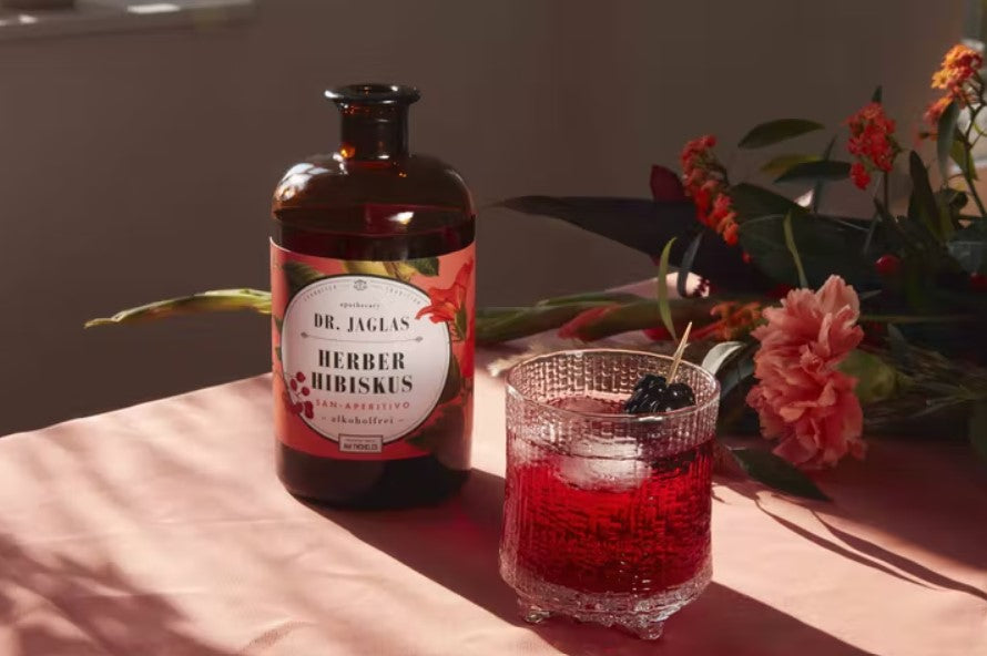 Herber Hibiskus - San Aperitivo - alkoholfreier Aperitif
