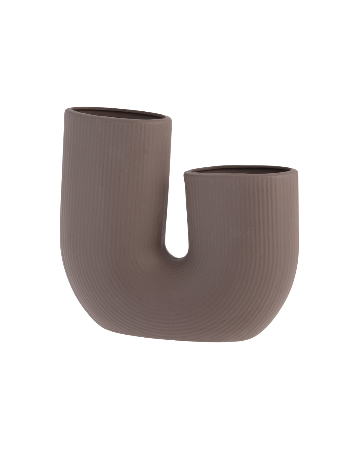 Keramikvase, Stravalla, braun