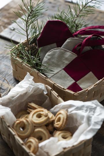 Korb, Spannkorb, Set mit 2 Körbchen