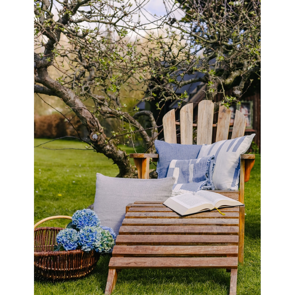 Decke Lyme grasse, 180 x 130cm, Farbe blue