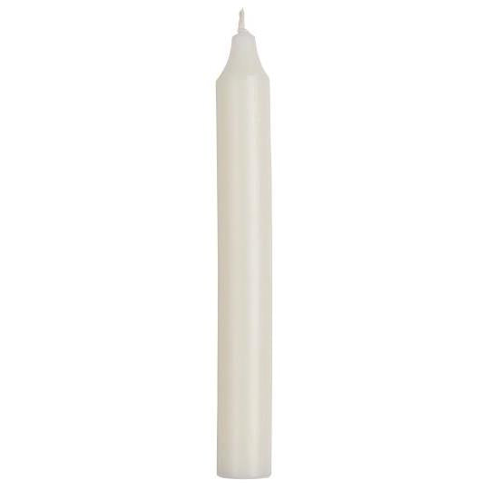 Stabkerze, rustikale Kerzen, 18cm, elfenbeinfarben