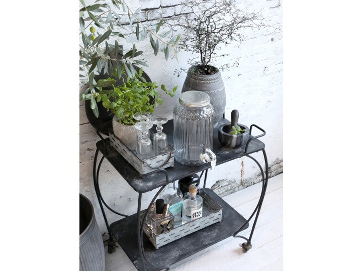 Getränkespender, Glasbehälter, Wasserspender, geschliffen