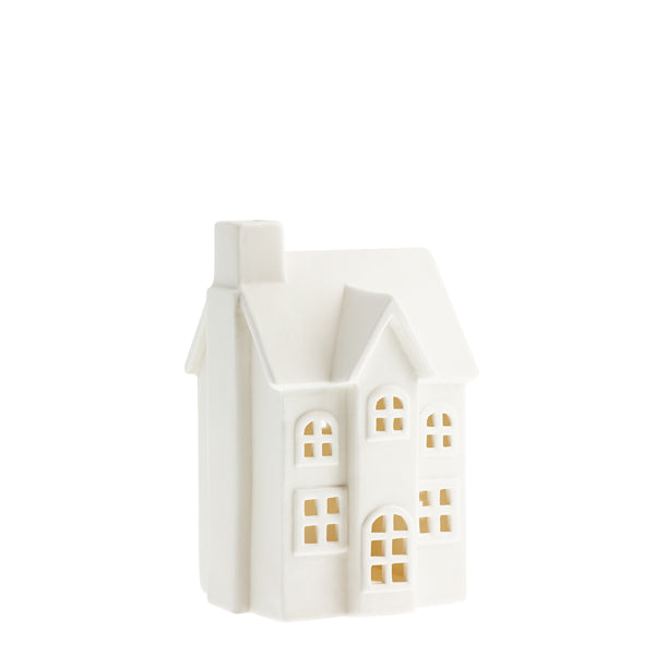 Keramikhaus Byn Nr. 2 - Kerzenhaus, mattweiß