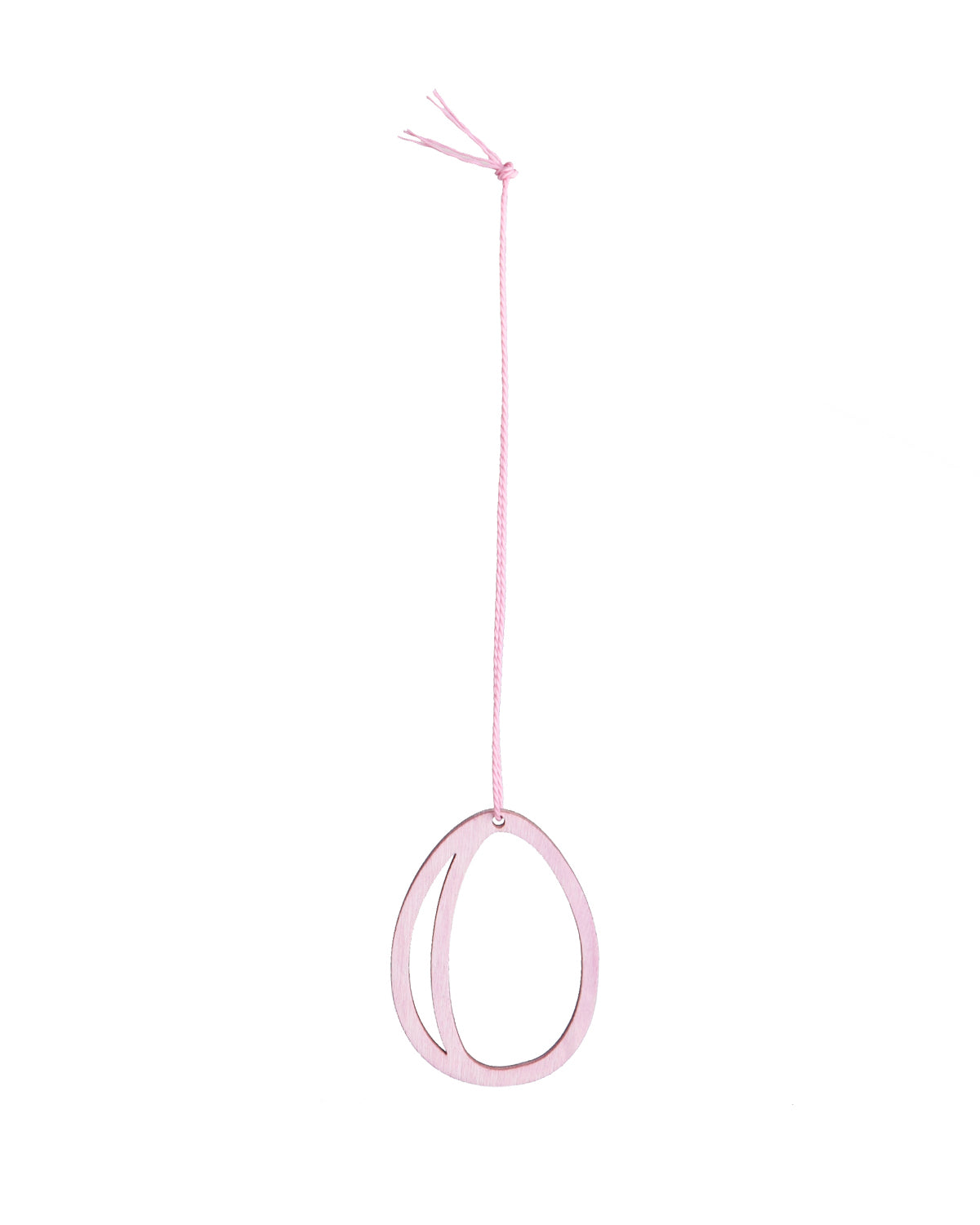 Holzdeko Getinge, Osterei Anhänger, pink