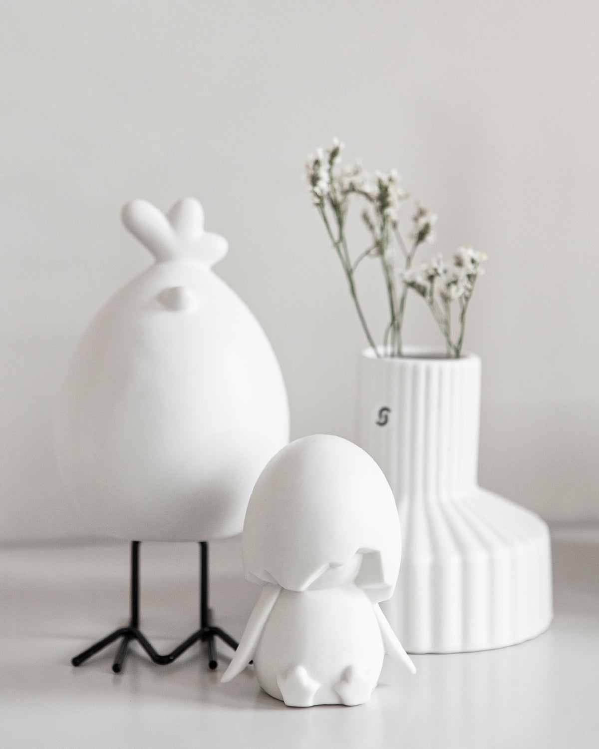 Osterküken Greta, weiß