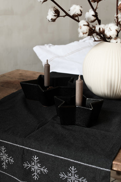 Kerzenleuchter, Lidatorp Stjärna, schwarz, klein von Storefactory