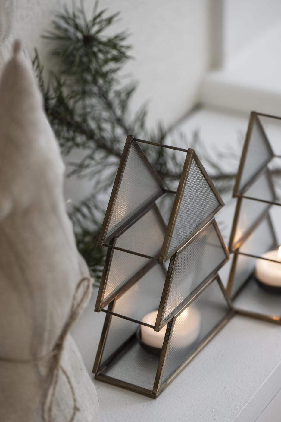 Tannenbaum Kerzenhalter für Teelichte, groß